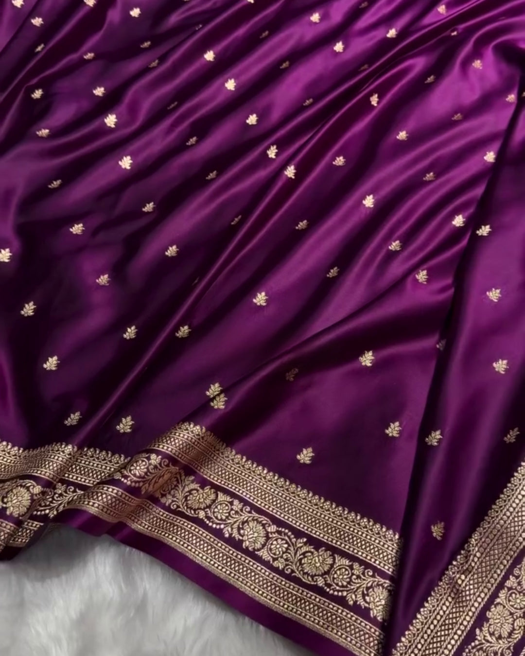 Tanirika - Majestic Banarasi Purple Grace