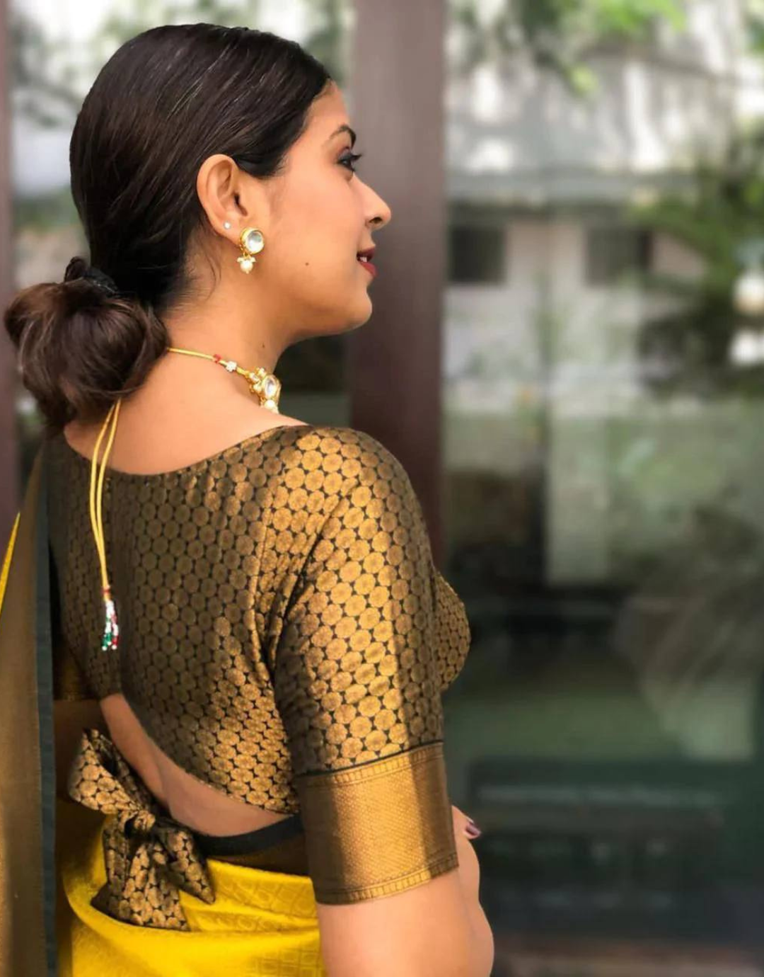 Mahi Yellow Soft Silk Saree