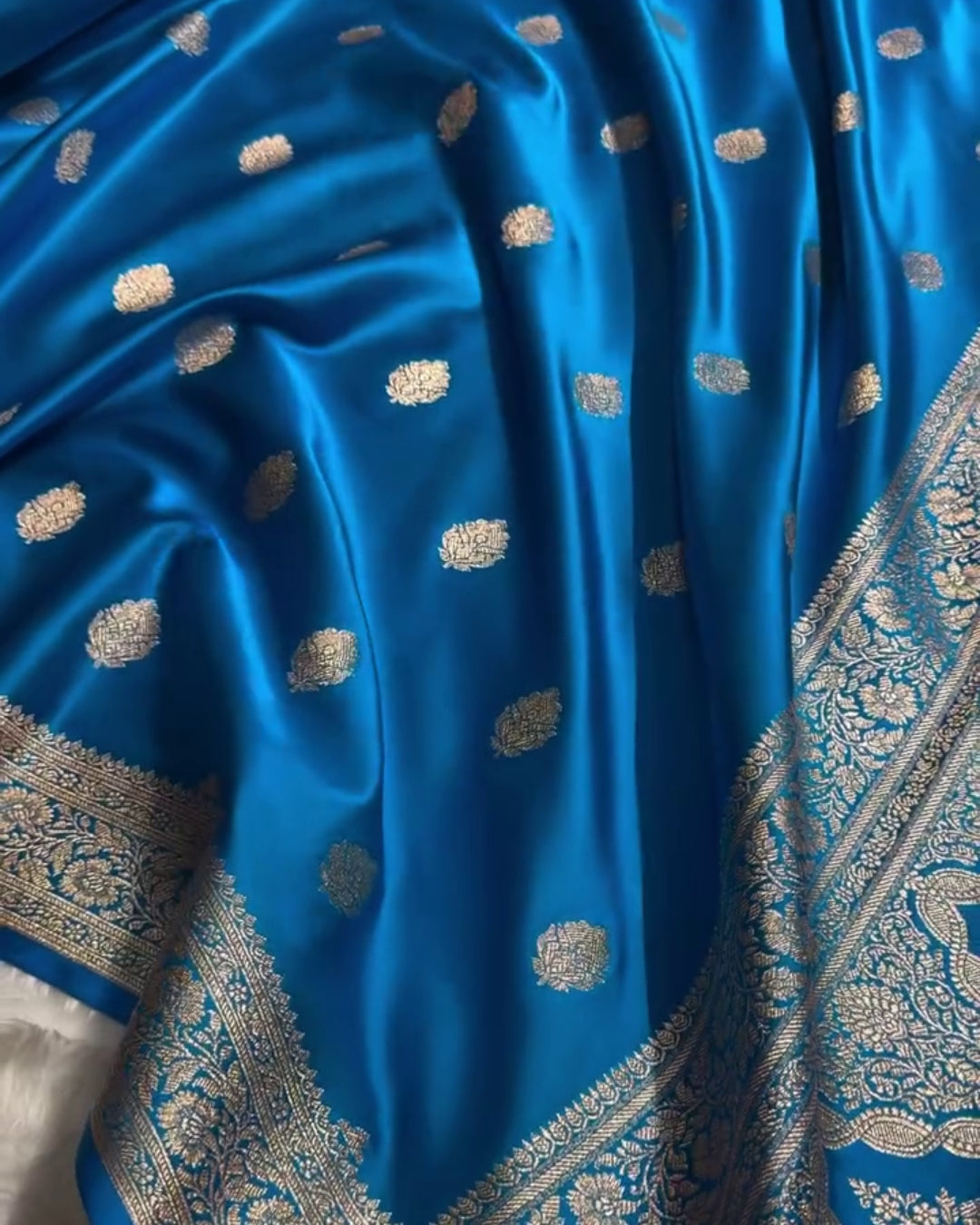 Ishani - Royal Blue Banarasi Zari Elegance
