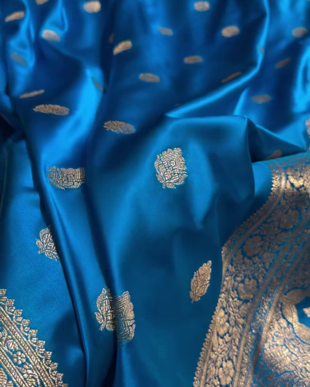 Ishani - Royal Blue Banarasi Zari Elegance