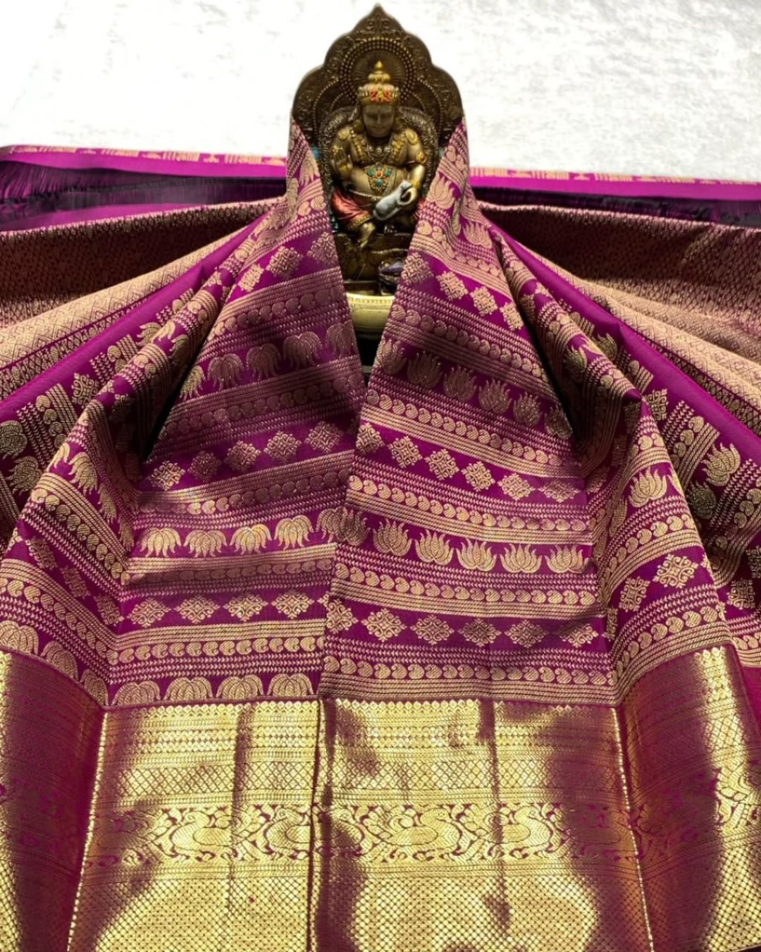 Sampriti - Orchid Purple Kanjivaram Saree