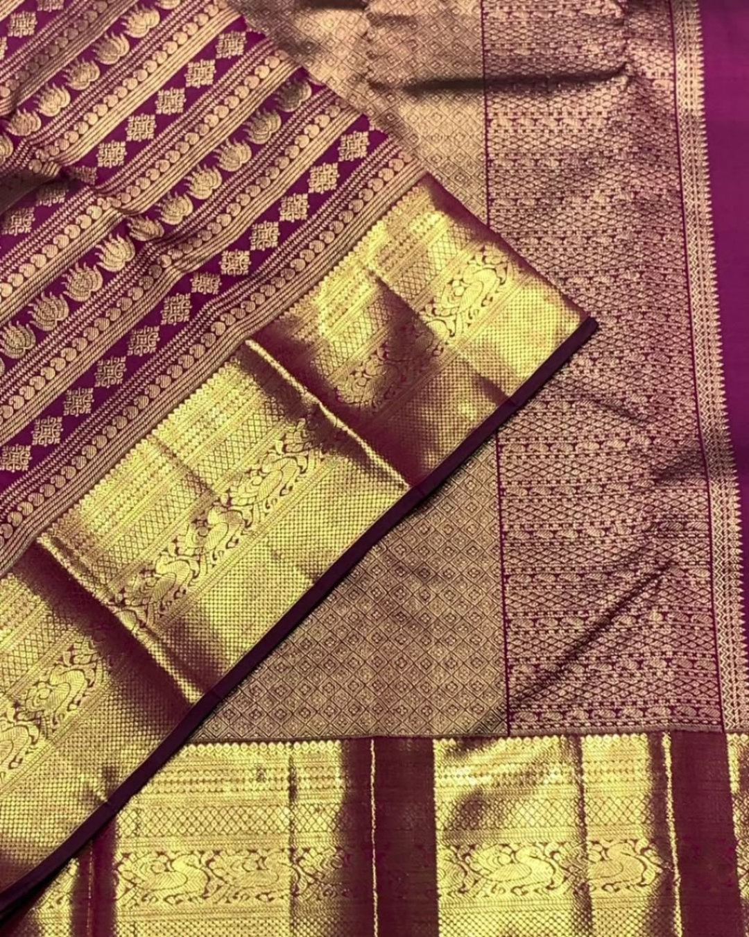 Sampriti - Orchid Purple Kanjivaram Saree