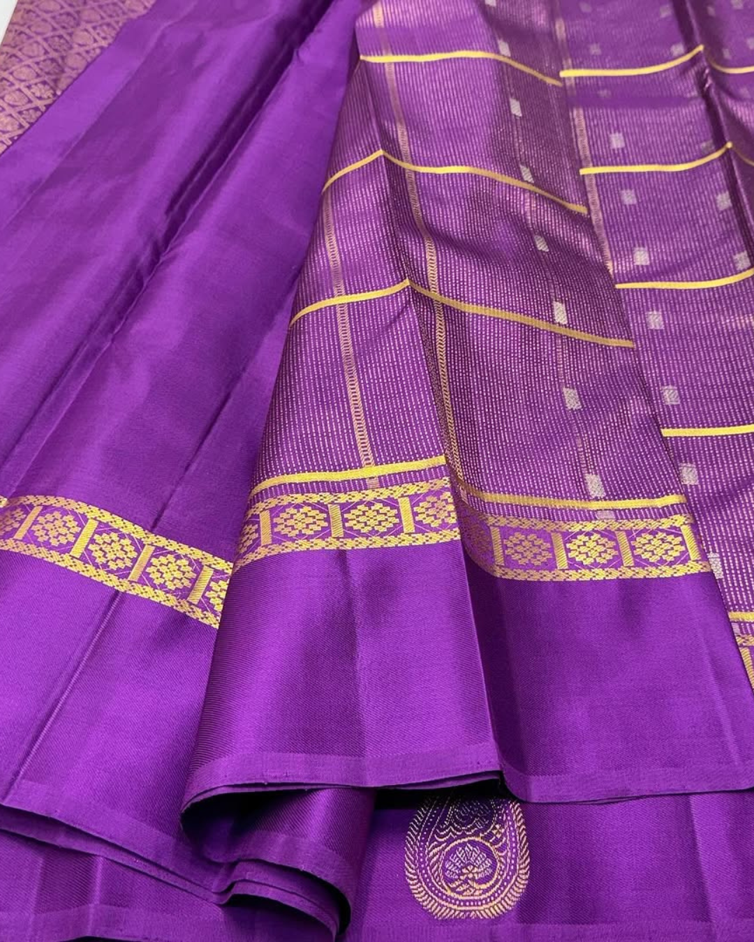 Tanvika - Royal Purple Kanjivaram Saree