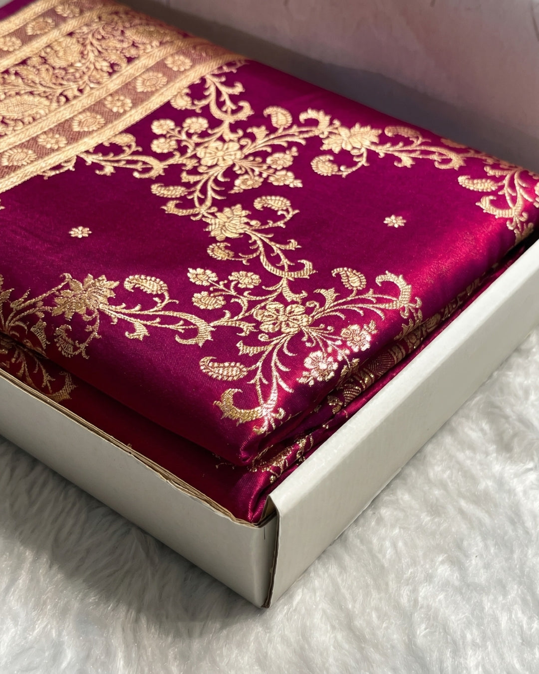 Varnika - Premium Magenta Wedding Saree