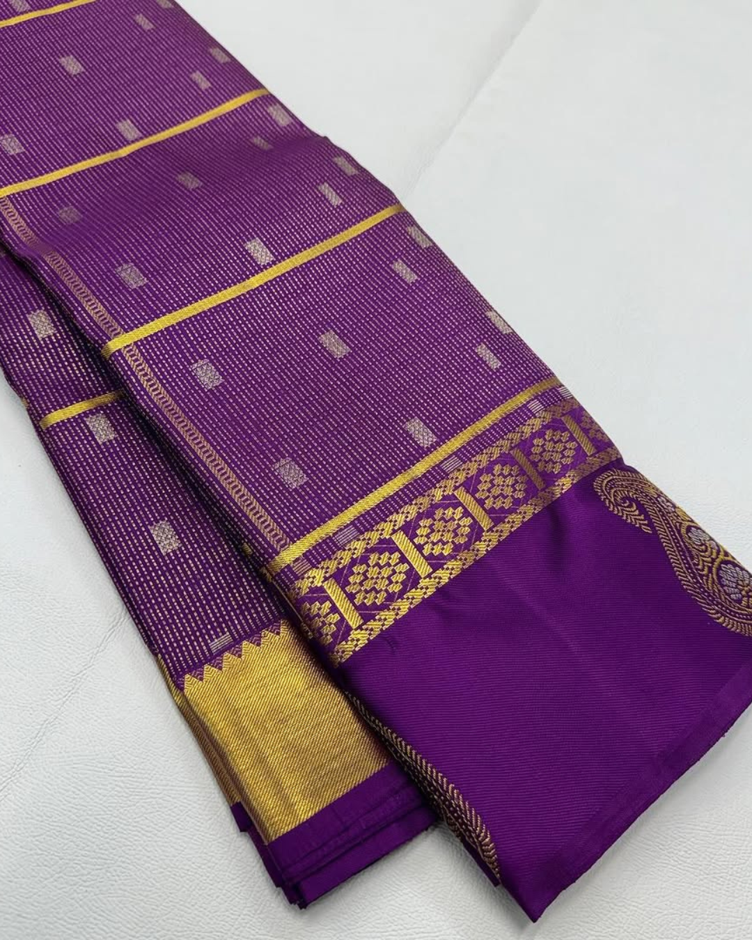 Tanvika - Royal Purple Kanjivaram Saree