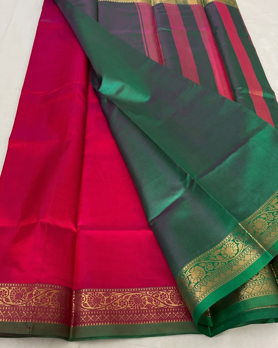 Chitra - Traditional Temple Border Silk Elegance