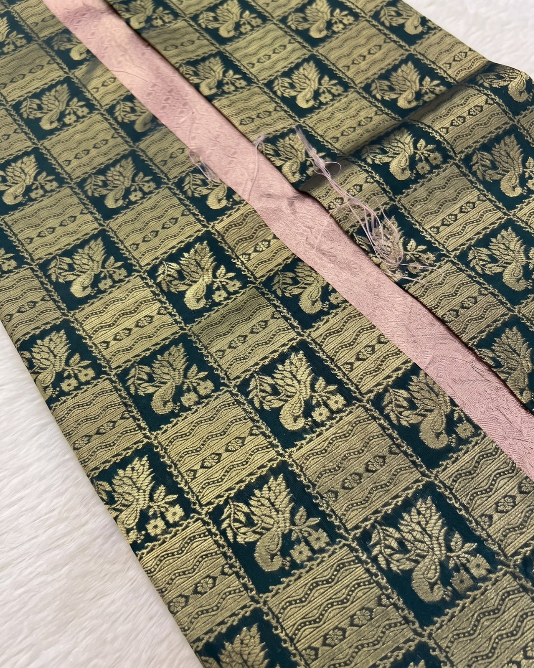 Heli - Pink Heritage Banarasi Silk Saree