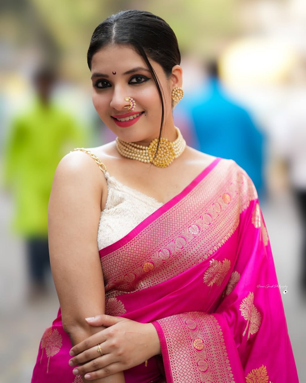 Pattu – Banarasi Soft Silk Saree in Refined Minimal Weave
