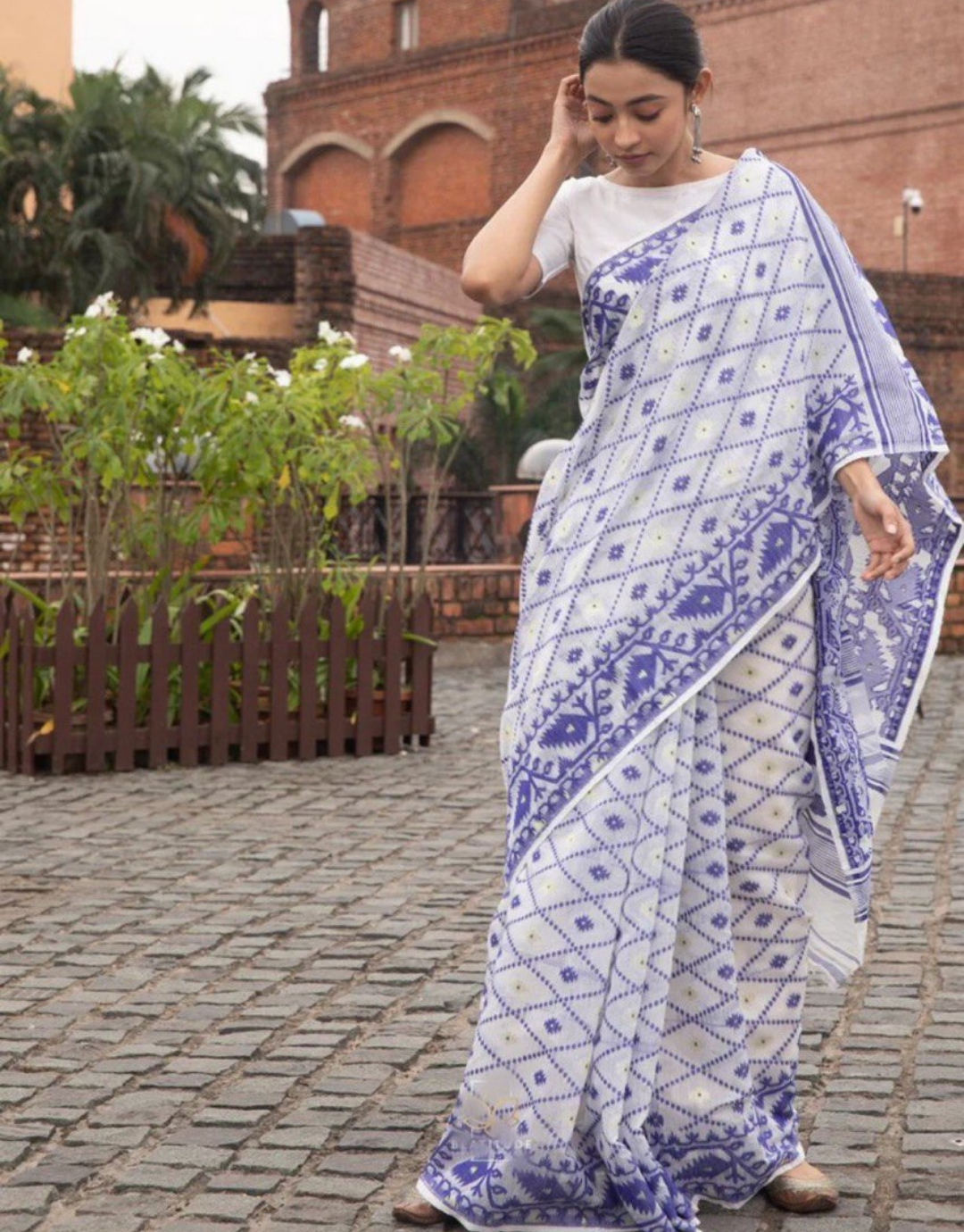 Reena Lavender Linen cotton Saree