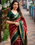 Kitty Red Soft Silk Saree