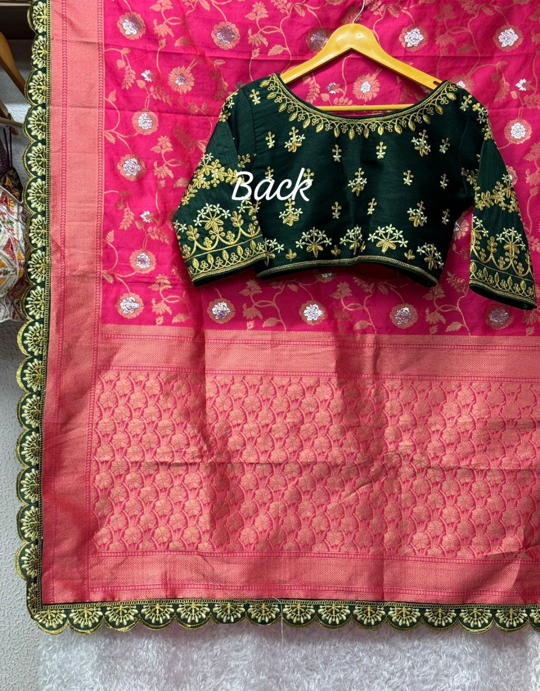 Veera DarkPink Banarasi Soft Silk Saree