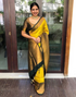 Mahi Yellow Soft Silk Saree 