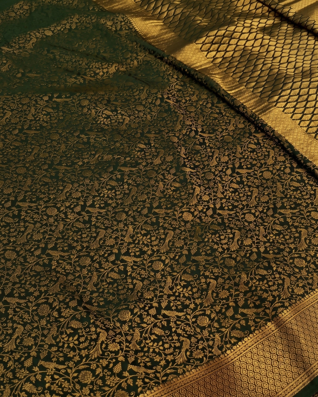 Deepa - Heritage Peacock Zari Weave Saree