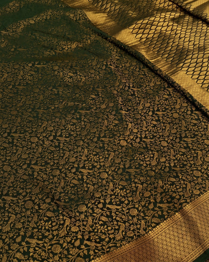 Deepa - Heritage Peacock Zari Weave Saree