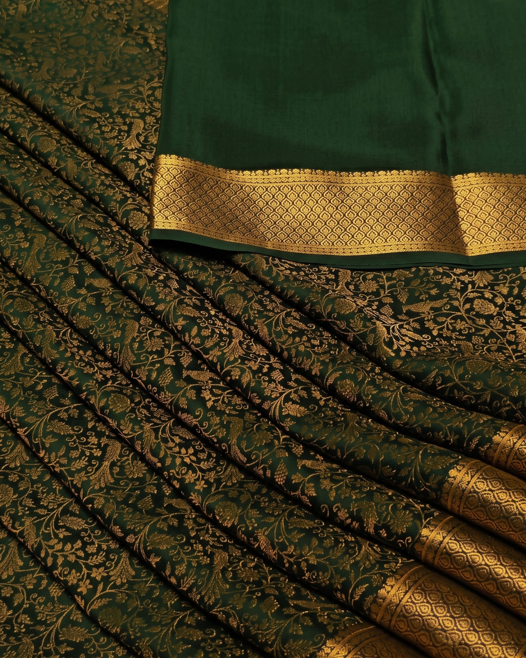Deepa - Heritage Peacock Zari Weave Saree