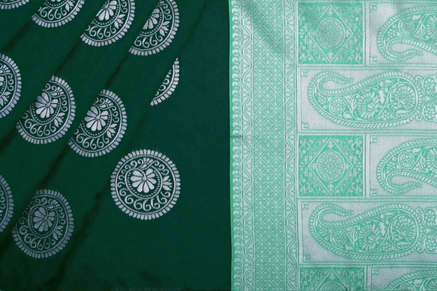 Veera Green Soft Silk Saree