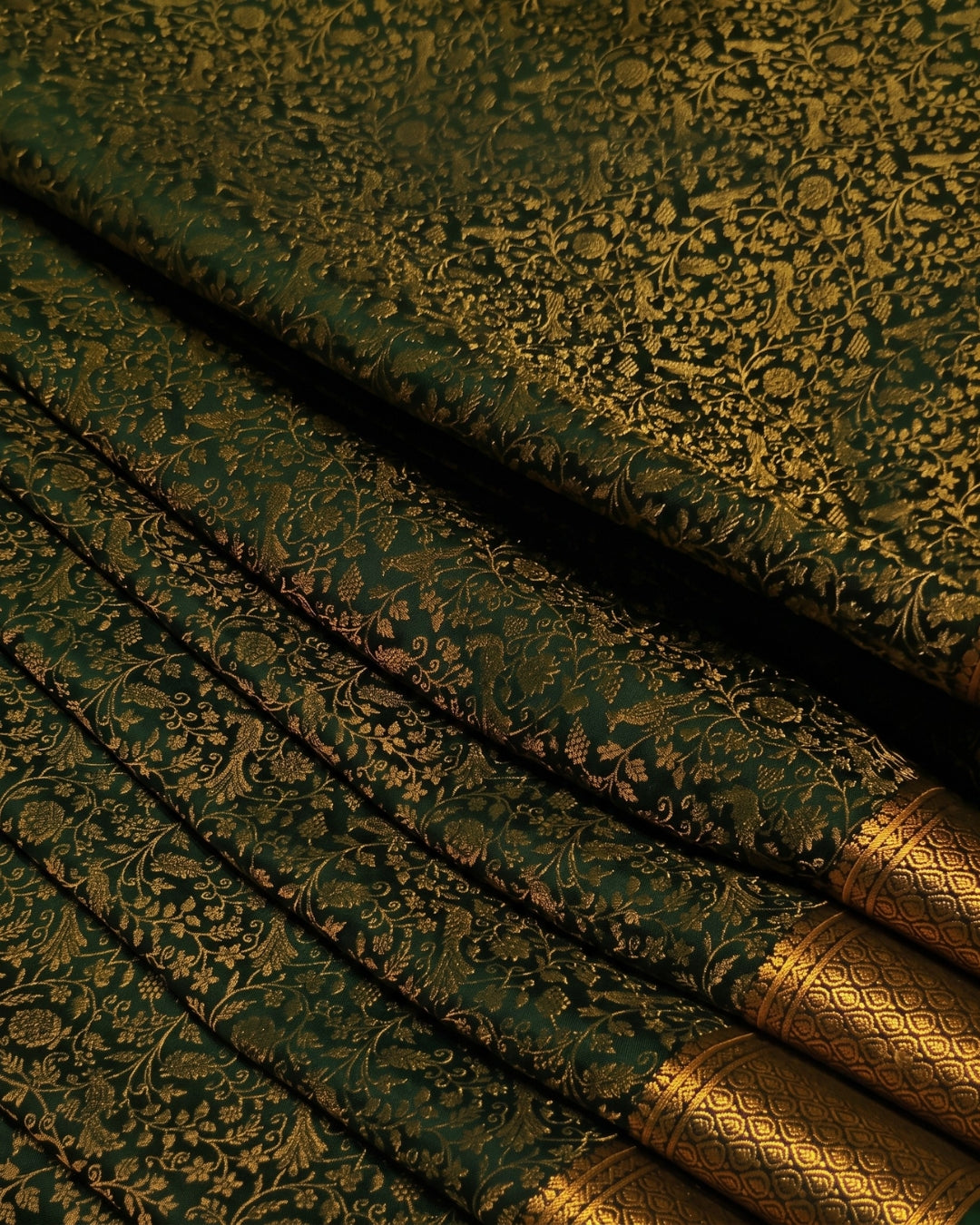 Deepa - Heritage Peacock Zari Weave Saree