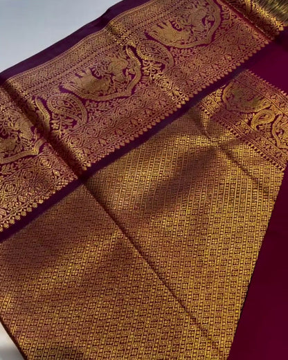 Jiya - Elegant Heritage Zari Woven Saree