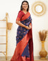 Kriti Purple Soft Silk Saree