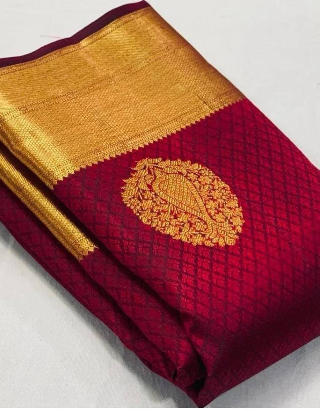 Shivani Maroon Soft Banarasi Silk Saree