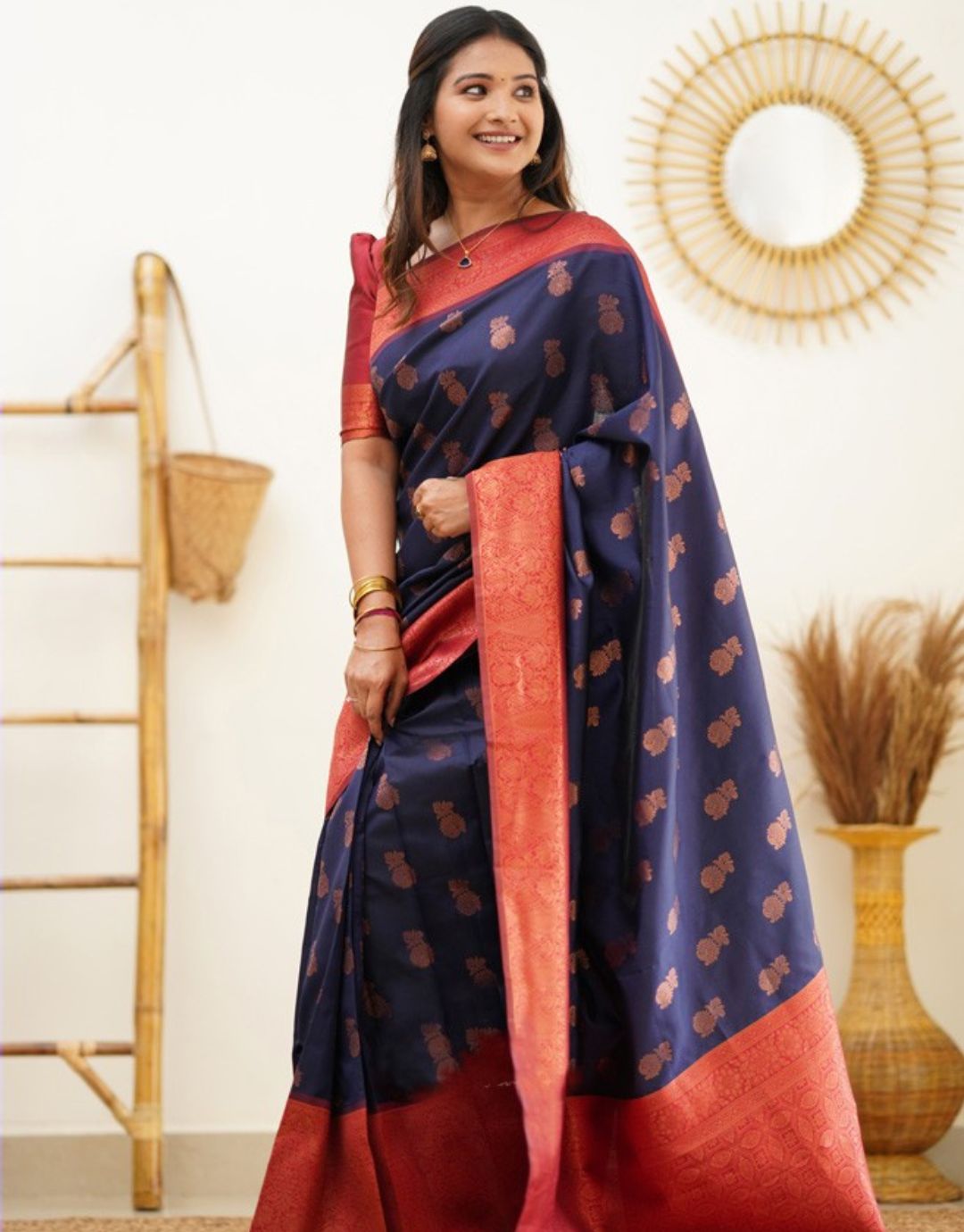 Kriti Purple Soft Silk Saree