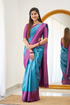 Kali Ramagreen Soft Silk Saree