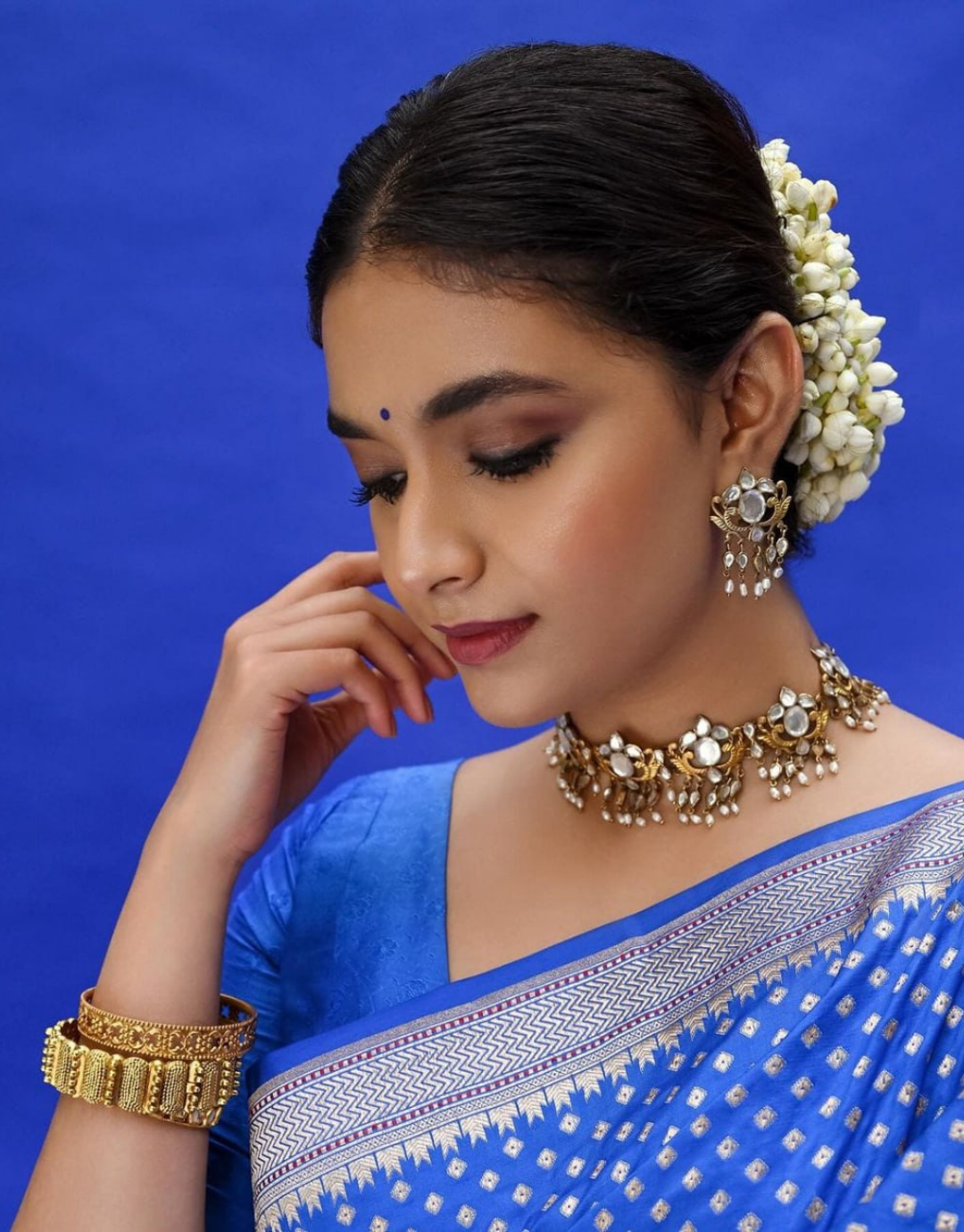 Radha RoyalBlue Soft Silk Saree