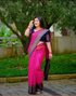 Bhavna Pink Lichi Silk Saree