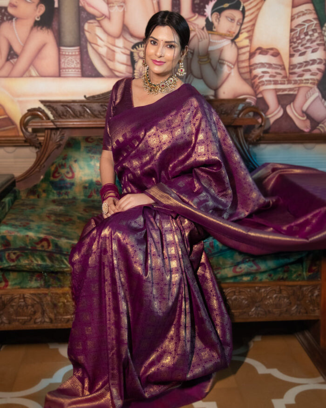 Regal Lustre - Banarasi Silk Saree