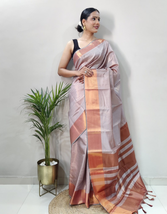 Reeva Spun Pearl Soft Silk Saree