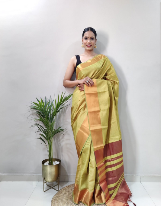 Reeva Sand Soft Silk Saree