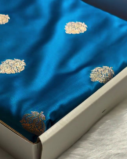 Ishani - Royal Blue Banarasi Zari Elegance