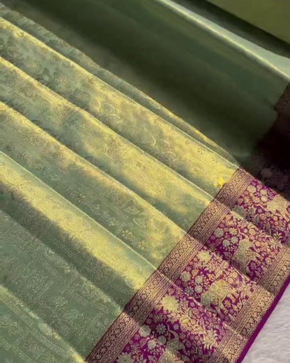 Riya - Classic Jacquard Banarasi Silk Saree