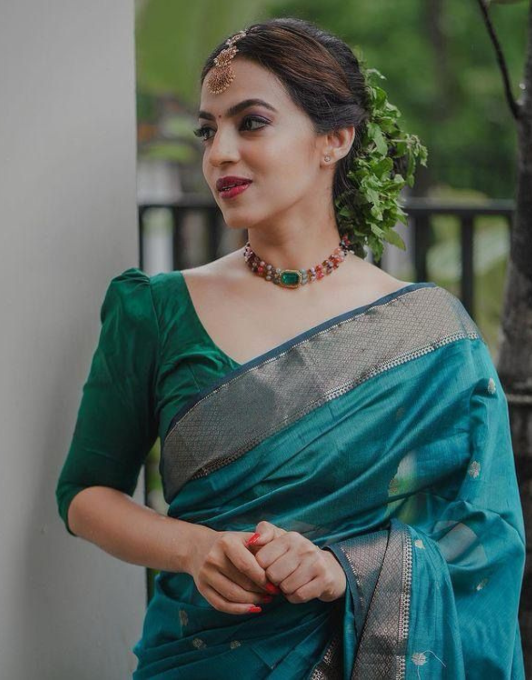 Sita RamaGreen Banarasi Silk Saree