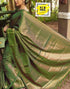 TAPASYA GREEN KANCHIPURAM SOFT SILK SAREE