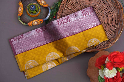 Veera Yellow Soft Silk Saree