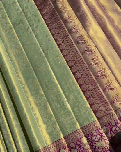 Riya - Classic Jacquard Banarasi Silk Saree