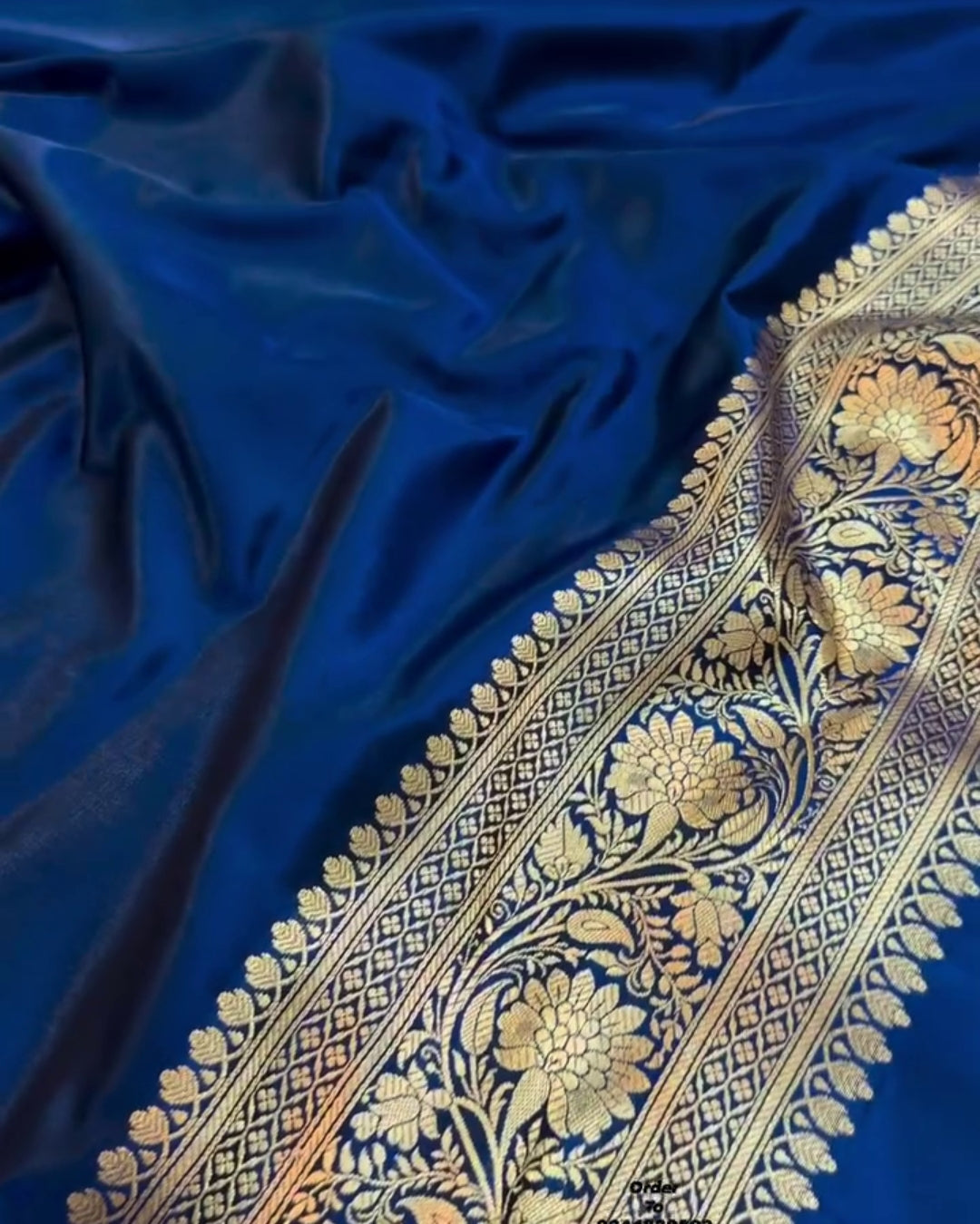 Tanvi - Royal Blossom Banarasi Silk Saree