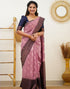 Kriti Dusty Rose Soft Silk Saree