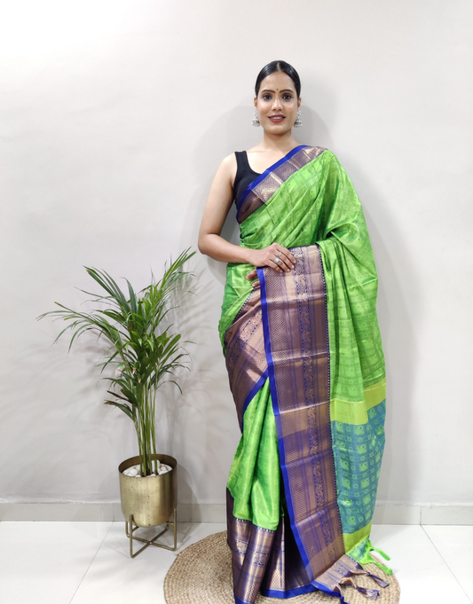 Anita Green Soft Silk Saree