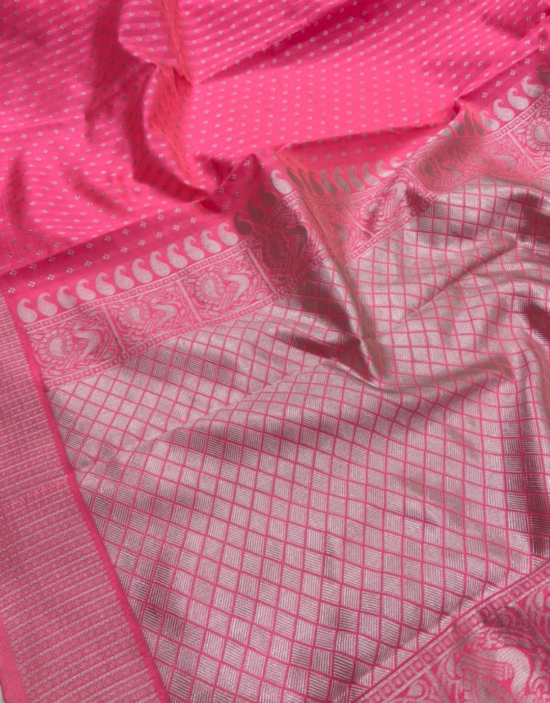 Urvi Pink Kanchipuram saree