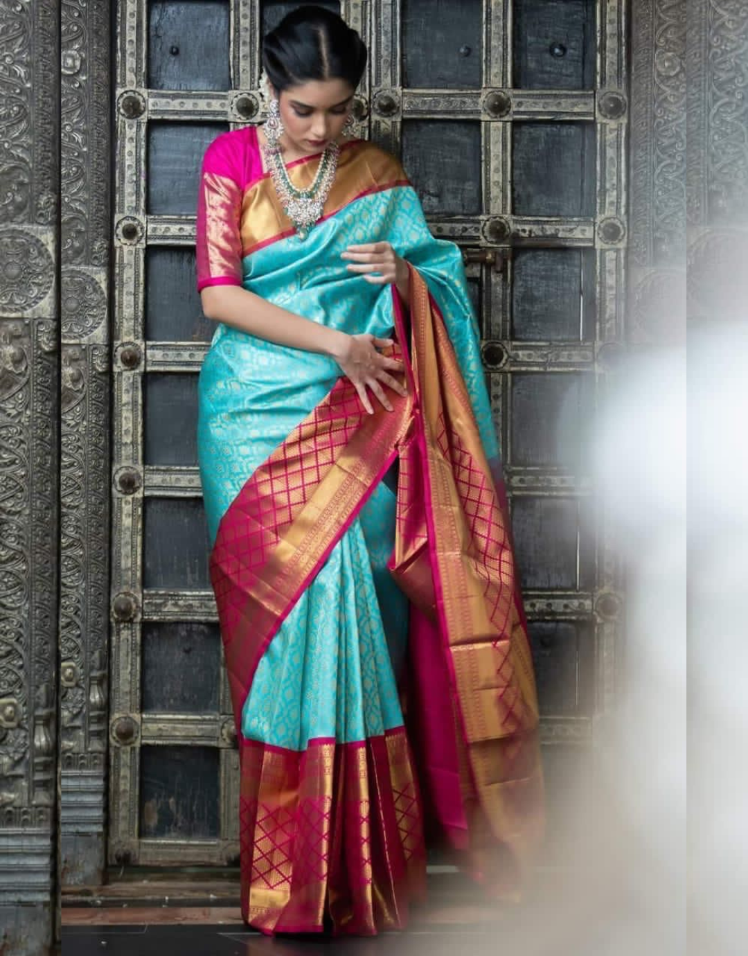 Yashvi Kanchipuram saree