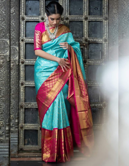 Yashvi Kanchipuram saree