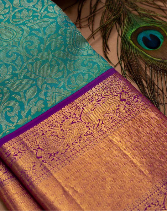 Janki Ramagreen Kanchipuram Silk Saree