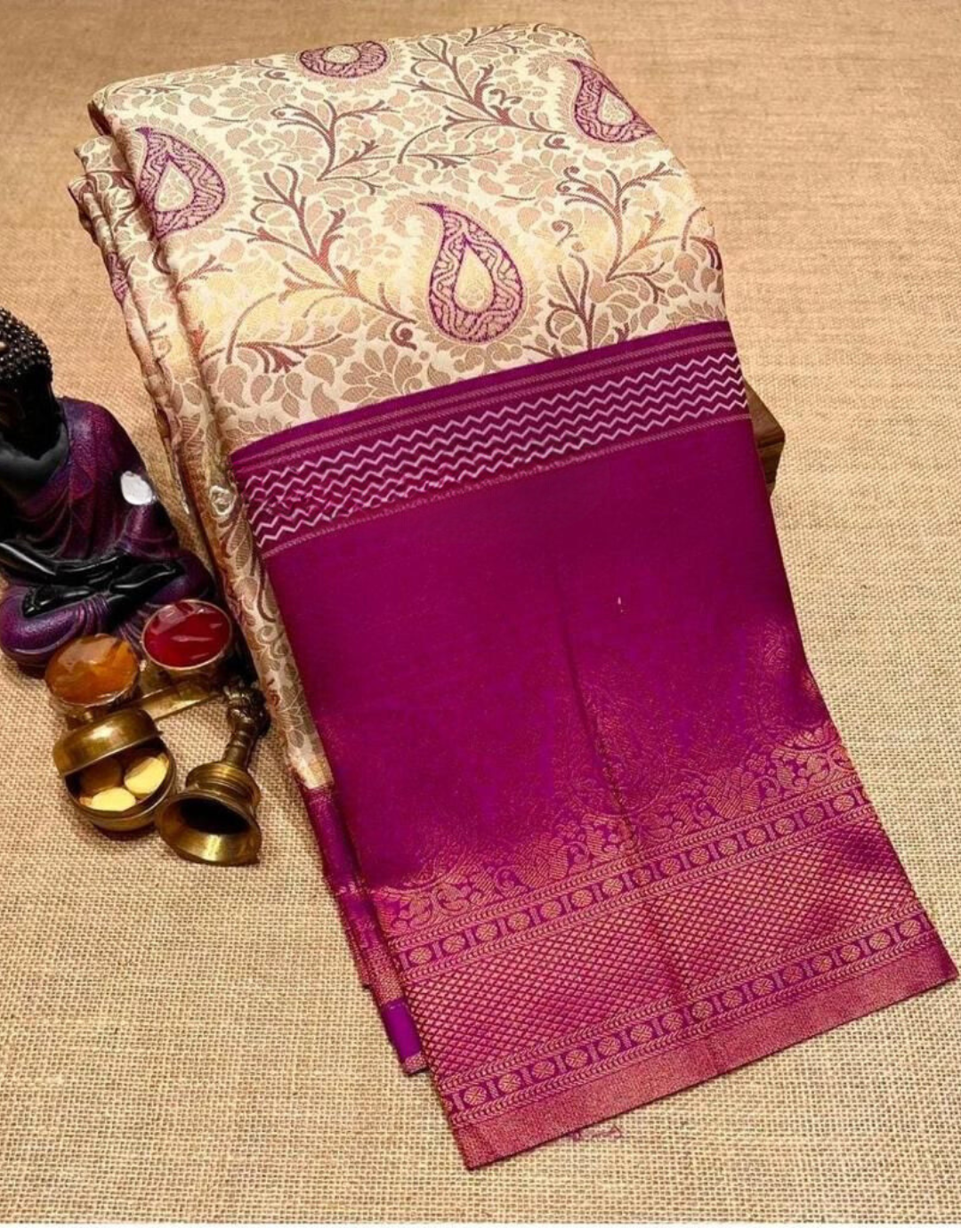 Kavya Pink Kanchipuram Silk Saree