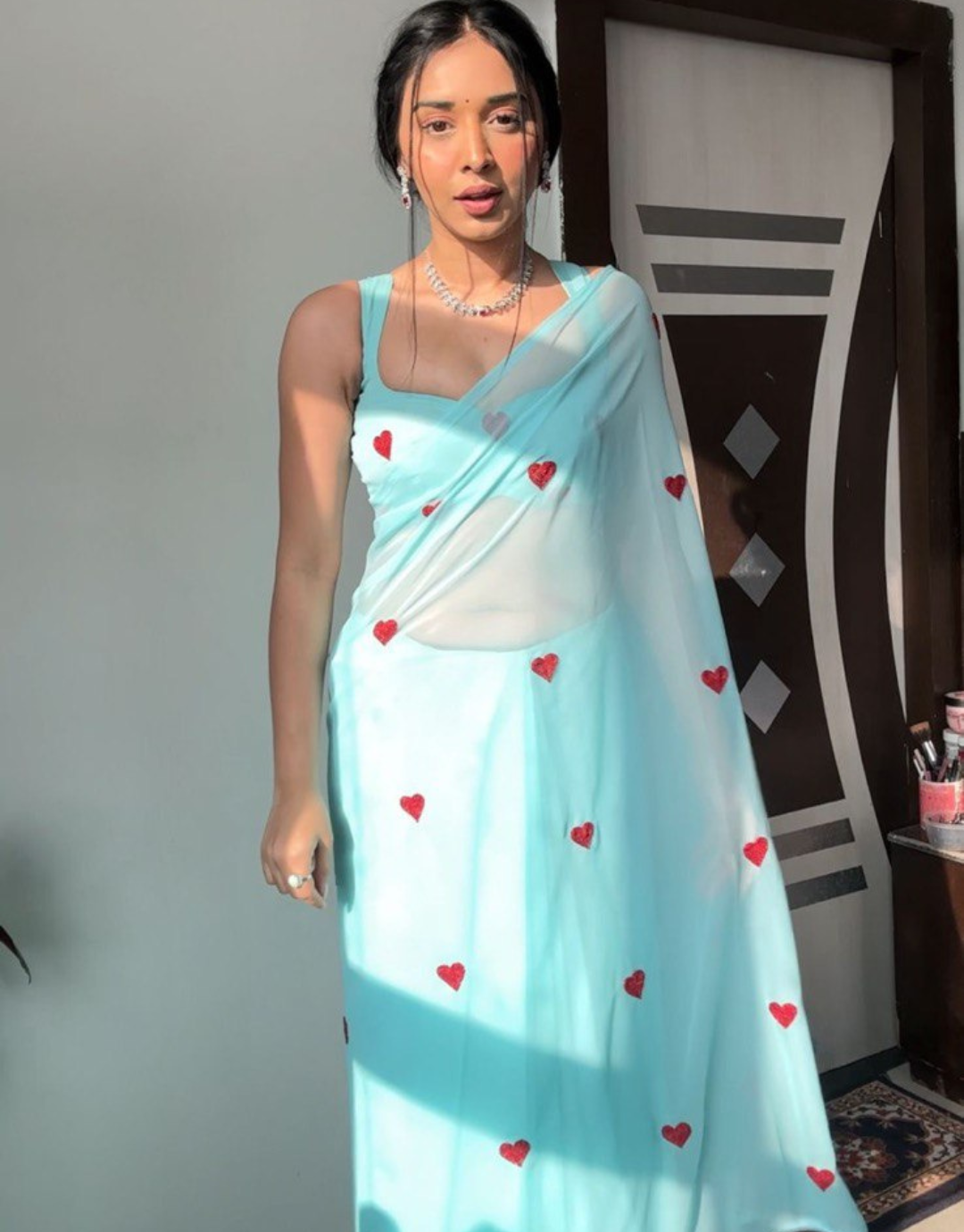 Hiya Sky Ready To Wear Saree