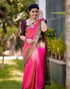 Jenilia DarkPink Silk Saree