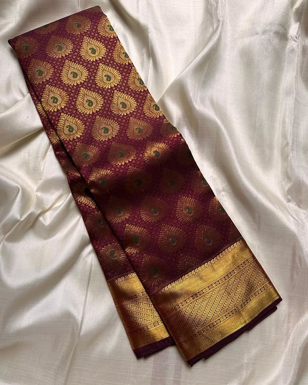 Sita Brown Banarasi Silk Saree