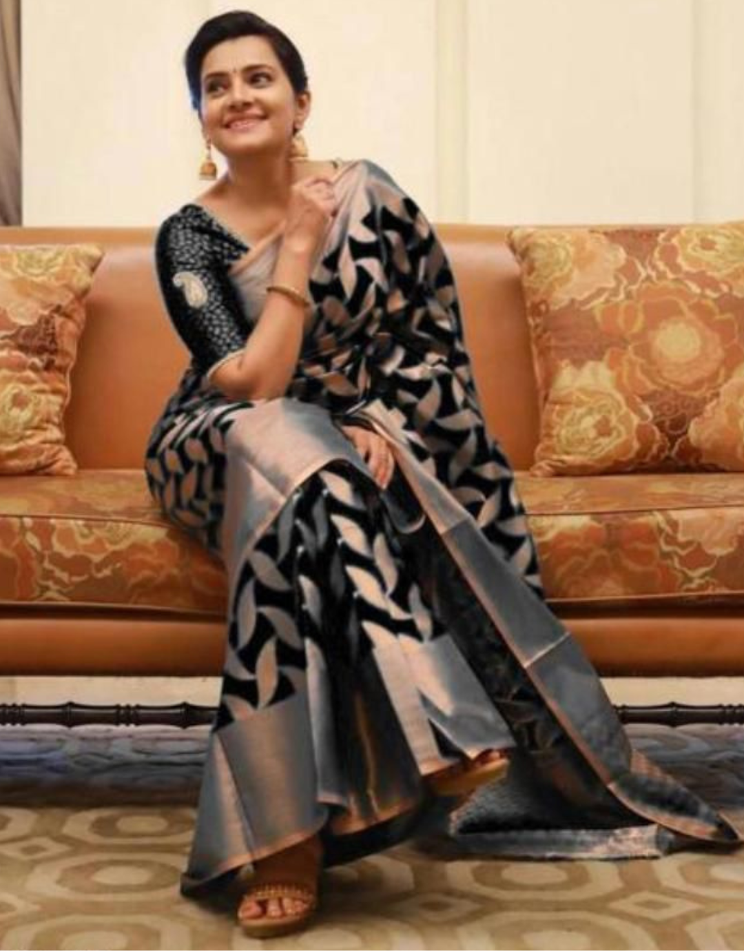 Seema Black Banarasi Saree