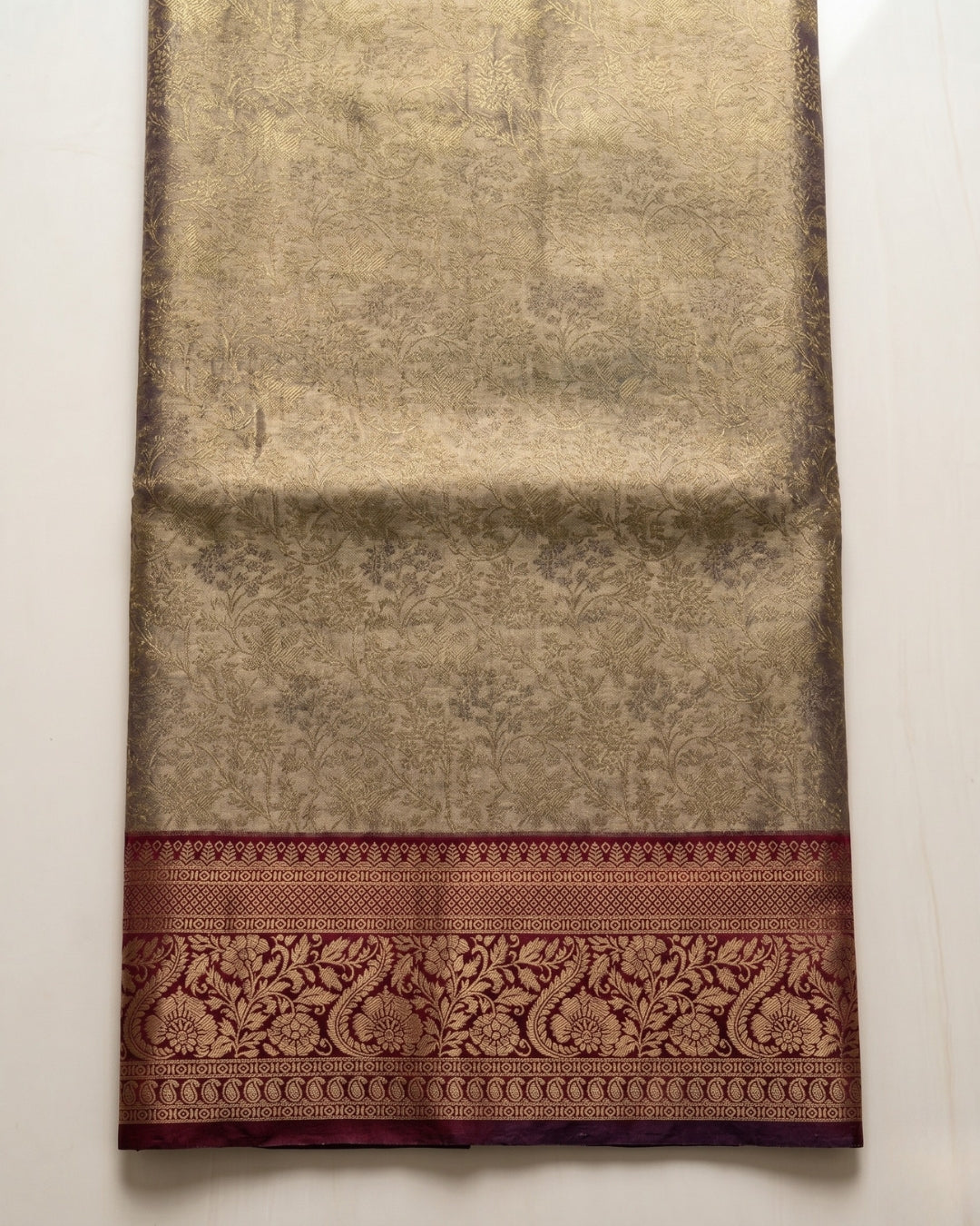Chinmayi - Antique Gold Banarasi Silk Saree